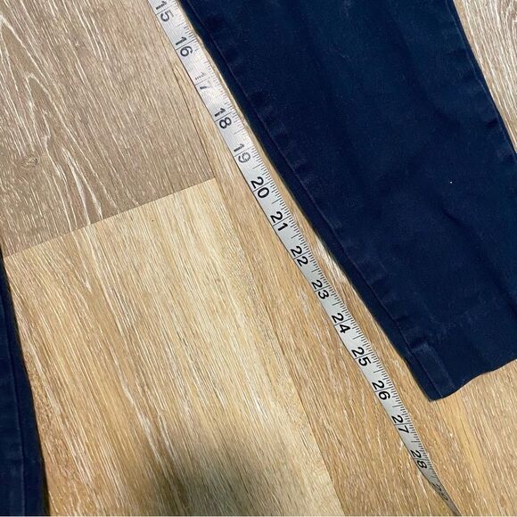 Old navy Pixie chino Skinny Ankle Pants set bundle of 2 navy blue black size 2-4 - Picture 5 of 10